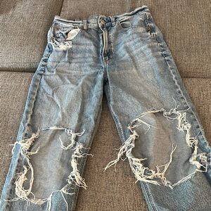American Eagle Outfitters blue jeans